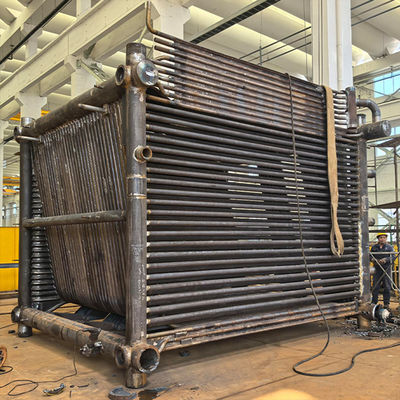 45 T/H Capacidade de evaporação Caldeira de tubos de canto Quatro quadros quadrados